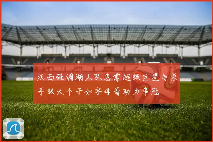 沃西强调湖人队急需超级巨星与杀手级大个子如字母哥助力争冠